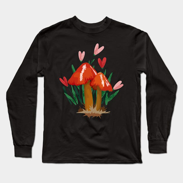 Mushroom 396 Long Sleeve T-Shirt by TheSeason